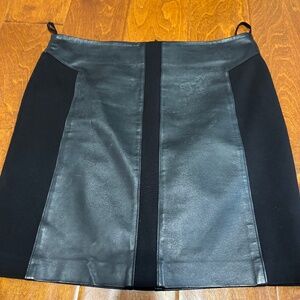 BB Dakota 100% leather skirt